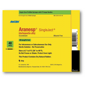 ARANESP 40 MCG ( DARBEPOETIN ALFA ) 4 PREFILLED SYRINGES